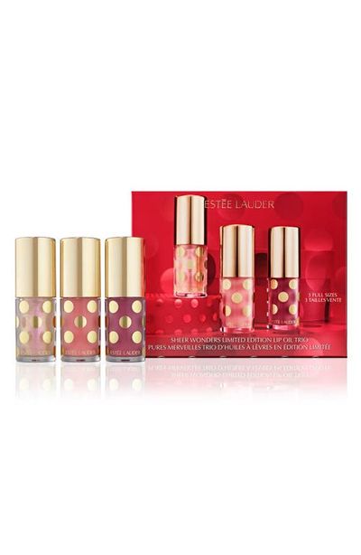 Estée Lauder Estée Lauder Sheer Wonders Lip Oil Trio Gift Set 