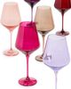 Estelle Colored Glass Estelle Colored Glass Stemware Set of 6 Fsa/Amth/Crl Pch/Pnk/Rd/Lav/Am One - 1