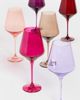 Estelle Colored Glass Estelle Colored Glass Stemware Set of 6 Fsa/Amth/Crl Pch/Pnk/Rd/Lav/Am One - 2