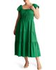 Estelle Estelle Alana Smocked Fit & Flare Cotton Tiered Midi Dress - 1