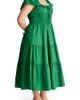 Estelle Estelle Alana Smocked Fit & Flare Cotton Tiered Midi Dress - 3