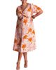 Estelle Estelle Amira Floral Print Puff Sleeve Midi Dress - 1