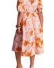 Estelle Estelle Amira Floral Print Puff Sleeve Midi Dress - 2