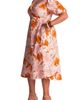 Estelle Estelle Amira Floral Print Puff Sleeve Midi Dress - 3