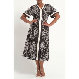 Estelle Estelle Lune Print Midi Dress