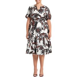 Estelle Estelle Mabel Floral Print Fit and Flare Dress