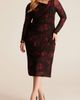 Estelle Estelle Noa Mesh Sleeve Midi Dress - 1