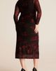Estelle Estelle Noa Mesh Sleeve Midi Dress - 2