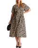 Estelle Estelle Noirette Bow Print Midi Dress - 1