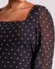Estelle Estelle Sable Polka Dot Midi Dress - 4