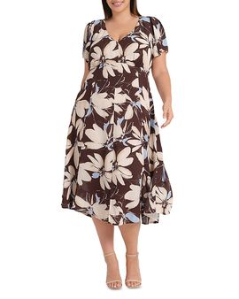 Estelle Plus Estelle Plus Caroline Midi Dress