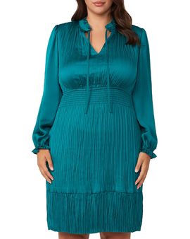 Estelle Plus Estelle Plus Nina Shirred Mini Dress