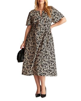 Estelle Plus Estelle Plus Noirette Midi Dress
