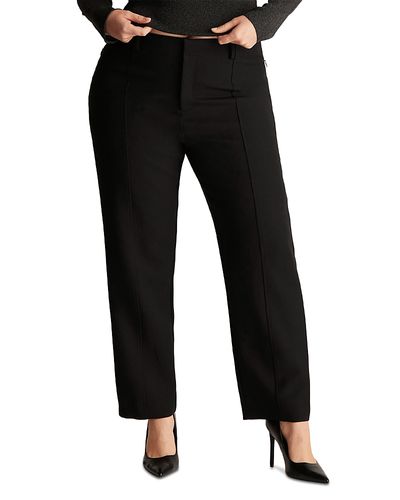 Estelle Plus Estelle Plus Pluto High Rise Straight Ankle Pants