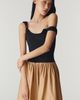 ESTHE Asymmetric Twofer Midi Dress - 2