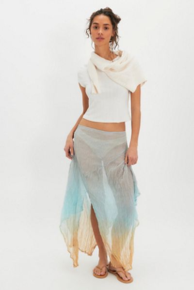 ESTHE ESTHE Trapeze Crinkle Skirt