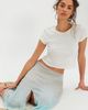 ESTHE ESTHE Trapeze Crinkle Skirt - 4