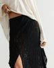 ESTHE ESTHE Trapeze Lace Sheer Midi Skirt - 3