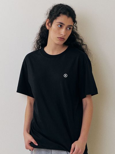 Et demain Oversized Logo Print T-shirt_Black