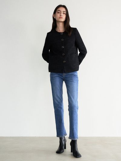Et demain Straight-leg Stretched Denim _ Blue