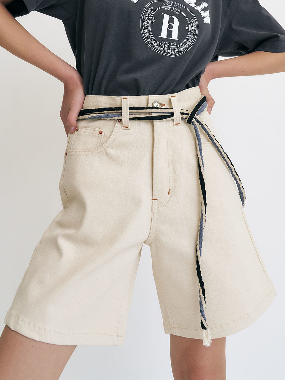 Et demain Summer Cotton Short Denim