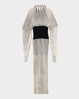 Et Ochs Clover Blouson Rib Knit Maxi Dress