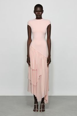 et ochs kamila sleeveless square neck layered column maxi dress ET OCHS
