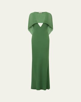 Et Ochs Reese Draped Cutout Mermaid Gown
