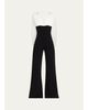 Et Ochs Tilden Plunging Draped Jumpsuit - 1
