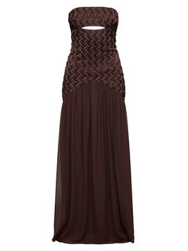 Et Ochs Women's Amara Woven Strapless Gown