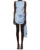 Et Ochs Women's Antonella Draped Woven Boatneck Minidress - 2