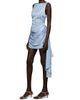 Et Ochs Women's Antonella Draped Woven Boatneck Minidress - 3