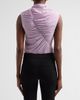 Et Ochs Women's Bree Chiffon Ruched Bodysuit - 3