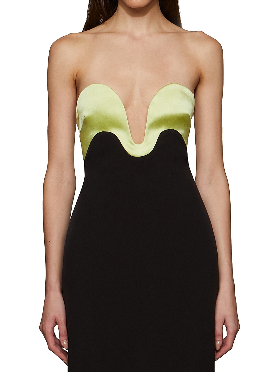 Et Ochs - Women's Bridgette Curved Strapless Midi-Dress