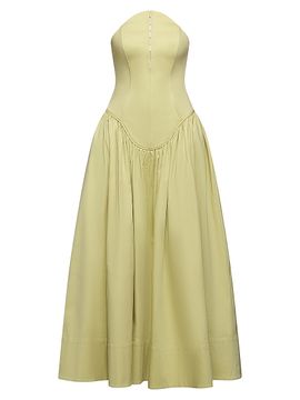 Et Ochs Women's Camille Stretch-Cotton Strapless Maxi Dress