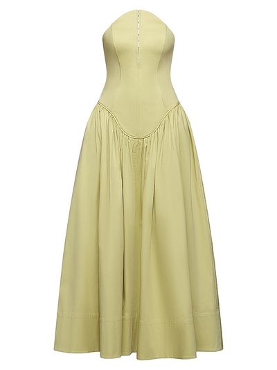 Et Ochs Women's Camille Stretch-Cotton Strapless Maxi Dress