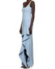 Et Ochs Women's Drew Fine-Knit Ruffle Scoopneck Gown - 4