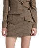 Et Ochs Women's Jules Plaid Asymmetric Miniskirt - 3