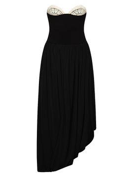 Et Ochs Women's Noa Strapless Assymetric Maxi Dress