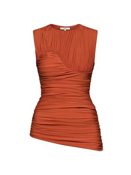 Et Ochs Women's Nylaa Stretch-Jersey Ruched Top