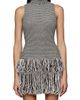 Et Ochs Women's Pernille Textured Fringe Minidress - 3