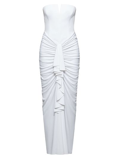 Et Ochs Women's Selena Ruched Strapless Gown