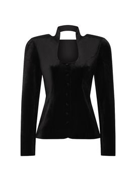 Et Ochs Women's Vaud Tailored Velvet Jacket