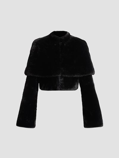 Et Ochs Women's Vlad Faux-Fur Crop Jacket