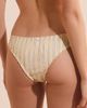 Etam Etam Benicio Striped Cotton Brazilian Panties - 2