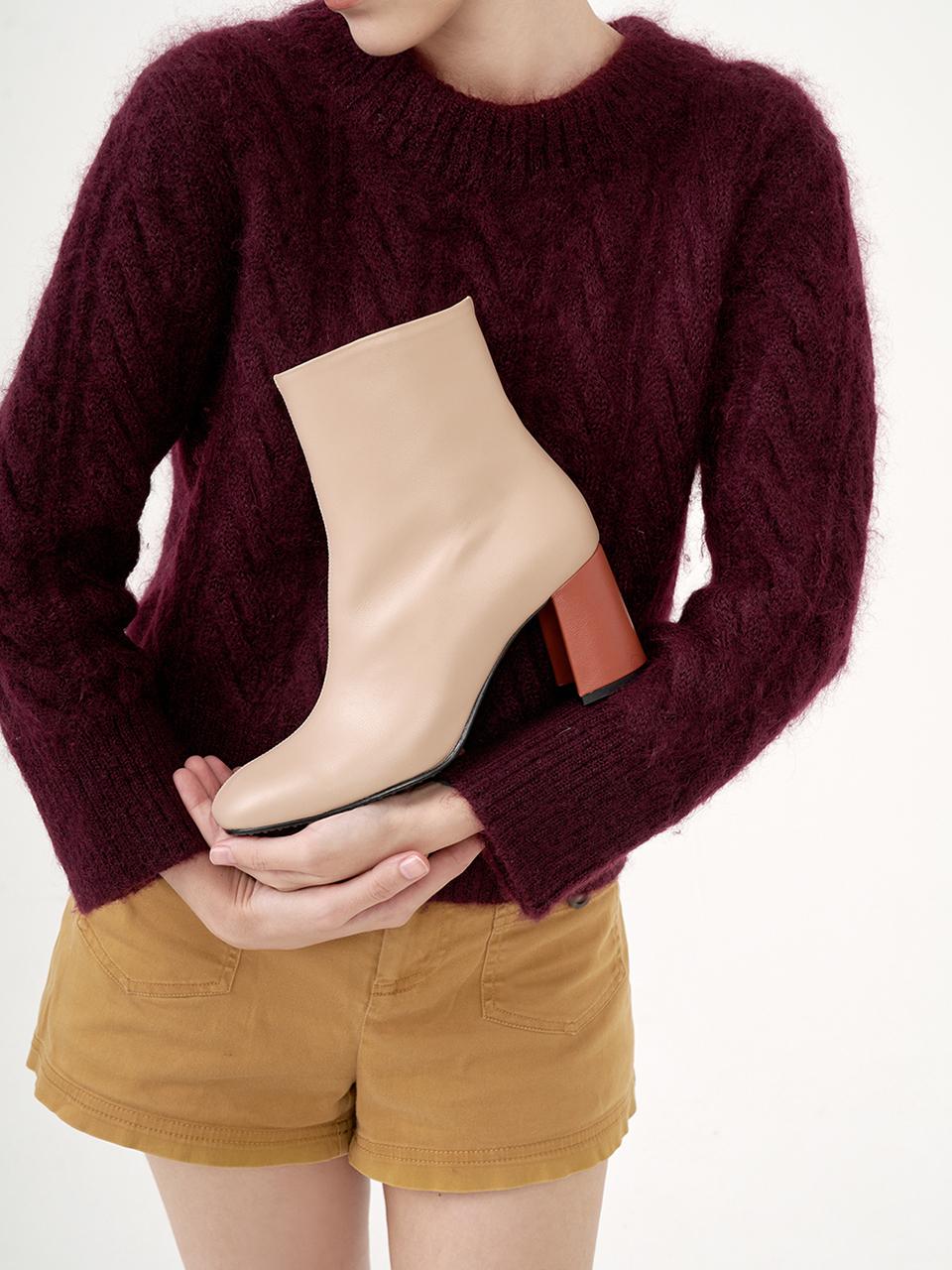 ETELIN Manon Ankle Boots_Rose Beige