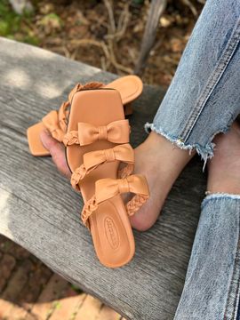 ETELIN Seize Braids Strap Sandals_Orange