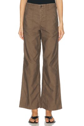 Eterne Eterne Banjo Slub Cotton Sateen Pant