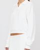 ETERNE ETERNE Cropped Polo Sweatshirt - 3