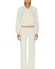 Eterne Eterne Cropped V-Neck Terry Sweatshirt - 4